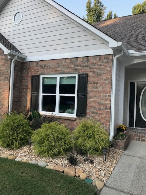 Completed window replacement on brick home — metro Atlanta, GA