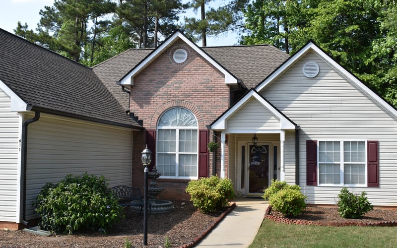 Before and after roof replacement comparison