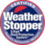 A weather stopper logo